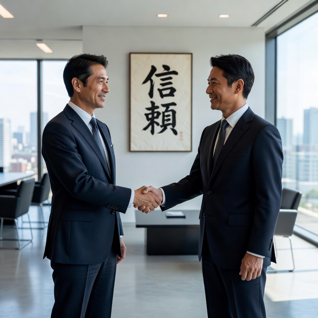 プロフェッショナルな握手